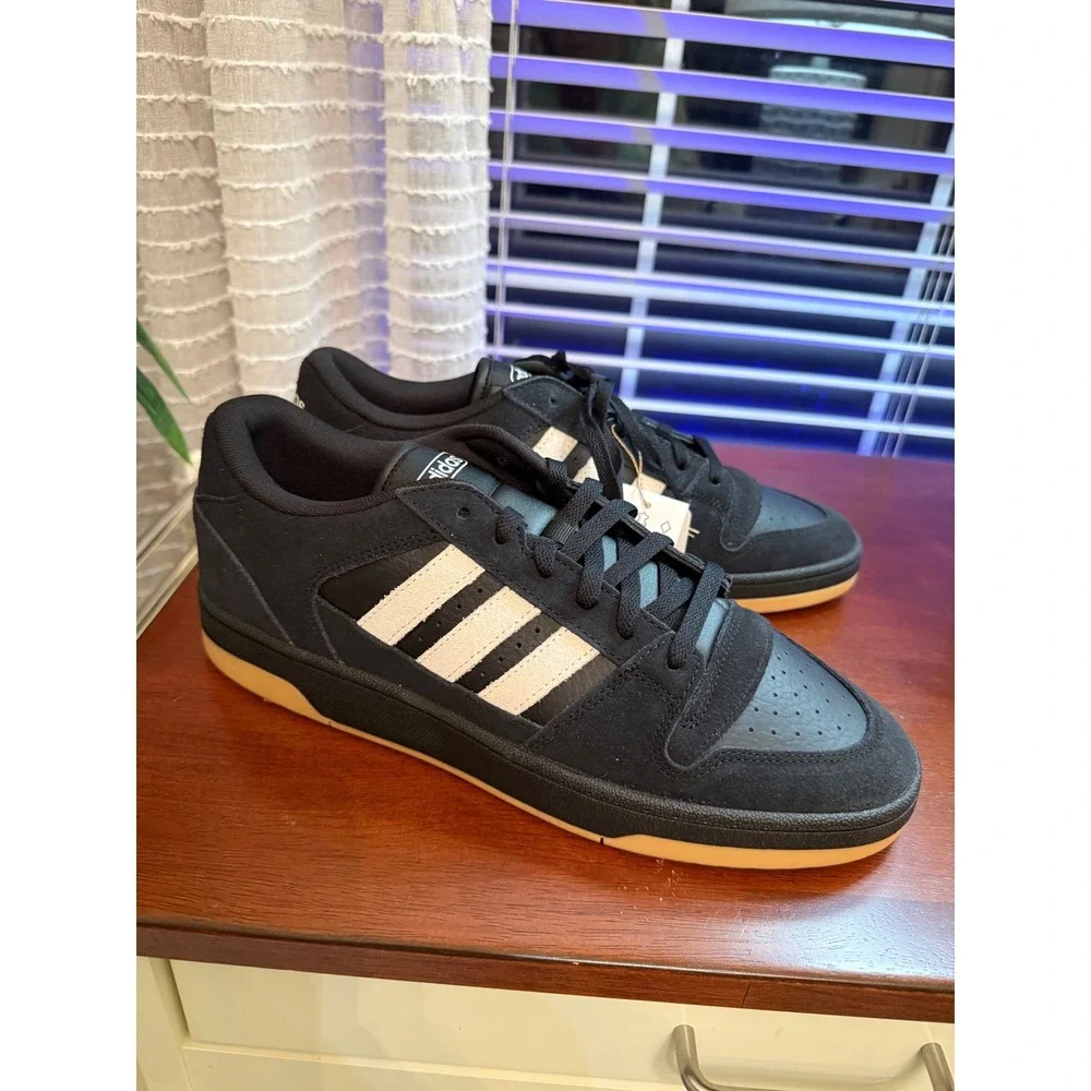 Adidas Entrap Mens Sneakers Black White Gum Sole‎ Low Top Shoes H05054 NWT